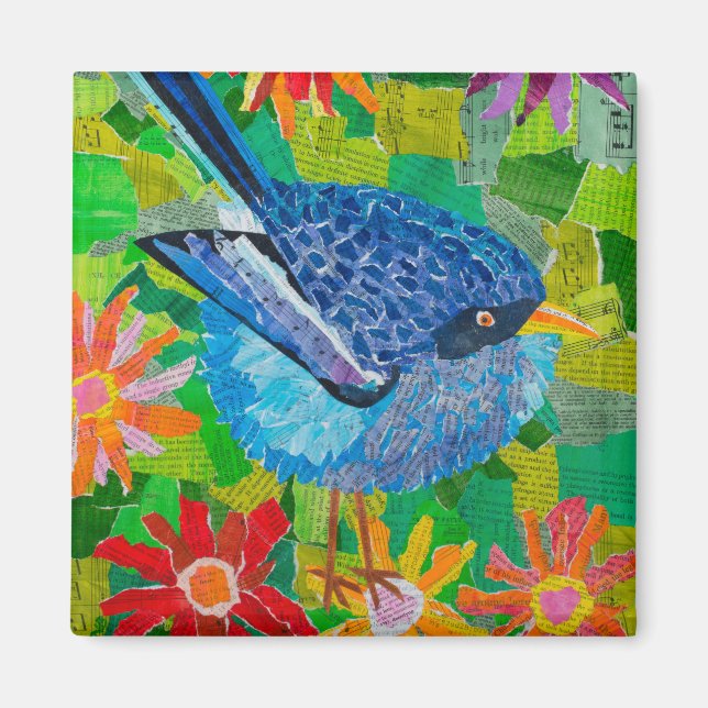 Blue Bird Magnet (Front)