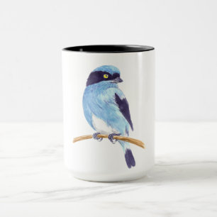 Blue bird mug