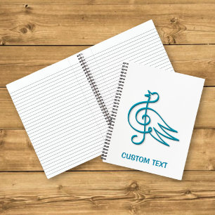 Blue Bird Music Notebook