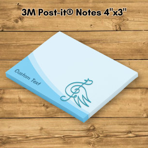 Blue Bird Music Post-it Notes