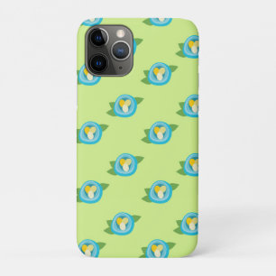 Blue Bird Nests Colorful Eggs Green Leaves Nature iPhone 11 Pro Case