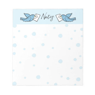 Blue Bird Notepad