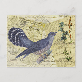 Blue Bird of Happiness Postcard