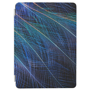 Blue Bird Of Paradise Feather Abstract iPad Air Cover