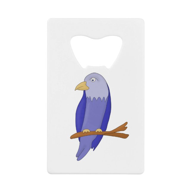 Blue bird on a branch (Front)