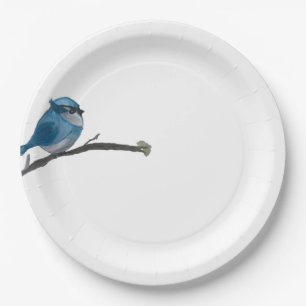 Blue Bird Plate