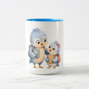 Blue Bird Siblings Coffee Mug
