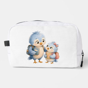 Blue Bird Siblings Cosmetic Bag