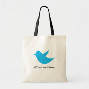 Blue Bird Social Media Tote Bag