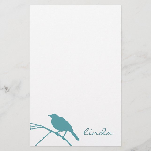 Blue Bird Stationery - Personalise (Front)