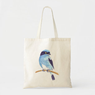 Blue bird tote bag