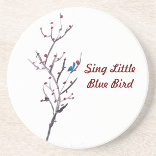 Blue Bird Tree Coaster