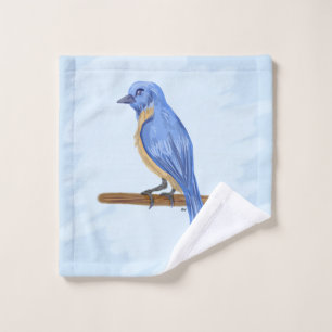 Blue Bird Wash Cloth