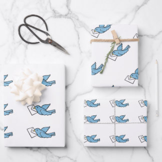 Blue Bird Wrapping Paper