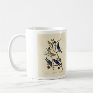 Blue-birds and Warbler, Audubon's Birds of America Coffee Mug