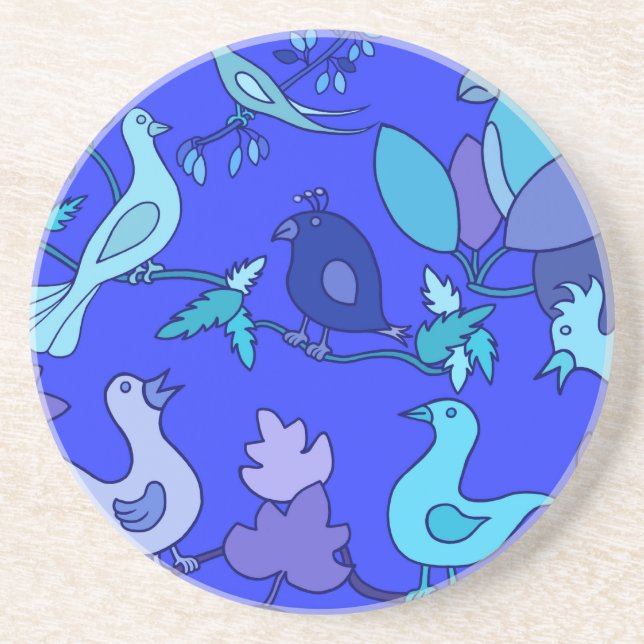 Blue Birds Coaster (Front)