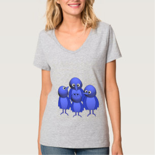 Blue Birds Family Snapshot T-Shirt