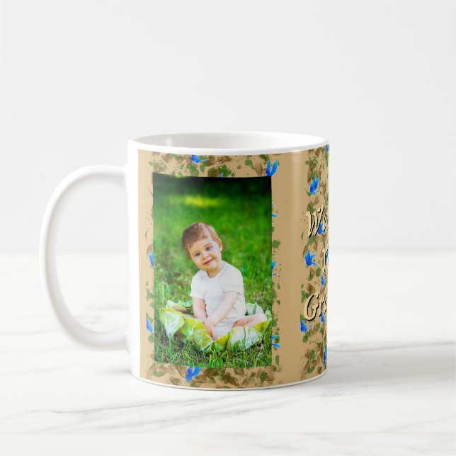 Blue Birds Mug (Left)