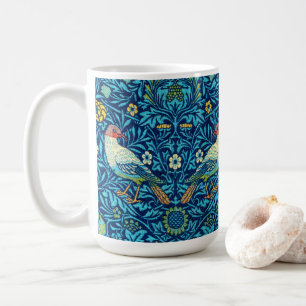 Blue birds William Morris art design  Coffee Mug
