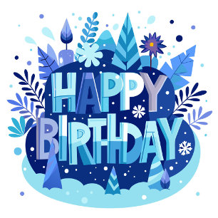 Blue Birthday Softball