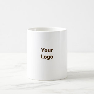 Blue black acrylic pour marble add your logo custo coffee mug