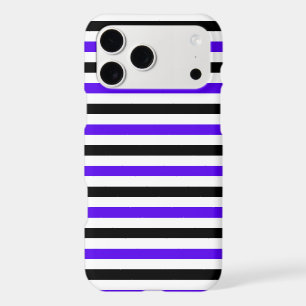 Blue Black and white stripes design