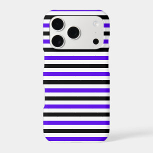 Blue Black and white stripes design