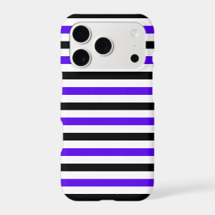 Blue Black and white stripes design