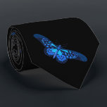 Blue Black butterfly Tie<br><div class="desc">Blue Black butterfly</div>