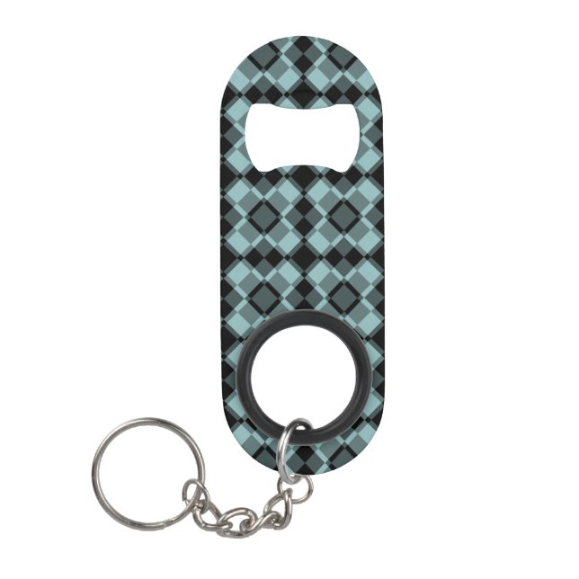 Blue Black Chequered Argyle Pattern (Front)