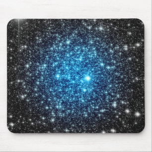 Blue & Black Galaxy Mouse Mat