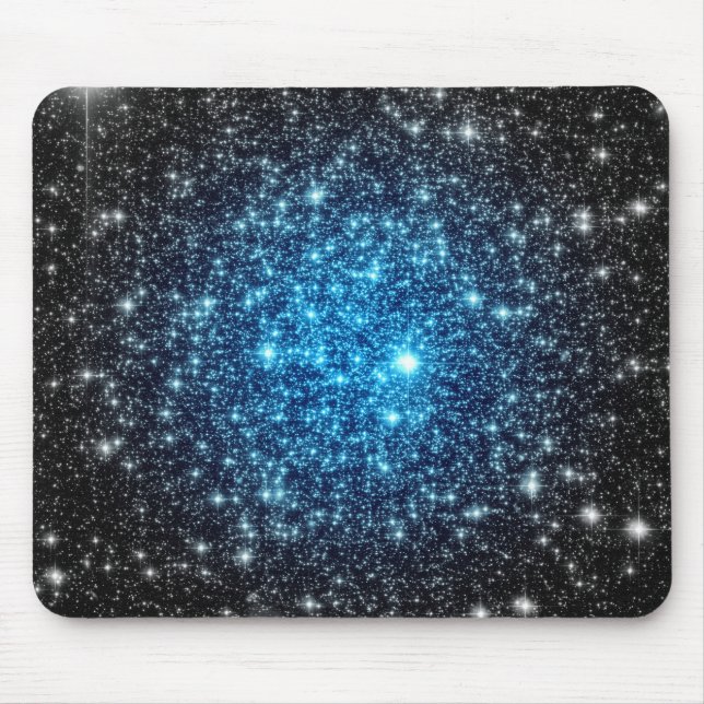 Blue & Black Galaxy Mouse Mat (Front)
