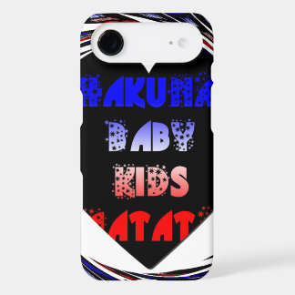 Blue Black Hakuna Matata Baby Kids Design.png