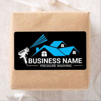 Blue Black House Pressure Washing Service