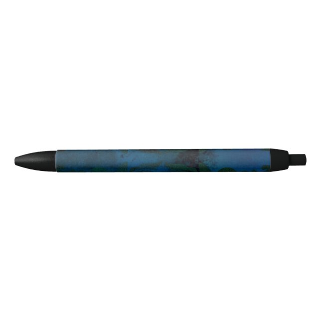 blue black ink pen (Front)
