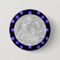 blue black Kaleidoscope pattern photo fame