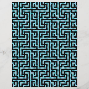 Blue & Black Labyrinth Flyer