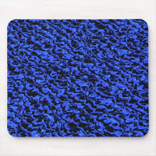 Blue Black Mouse Mat (Front)