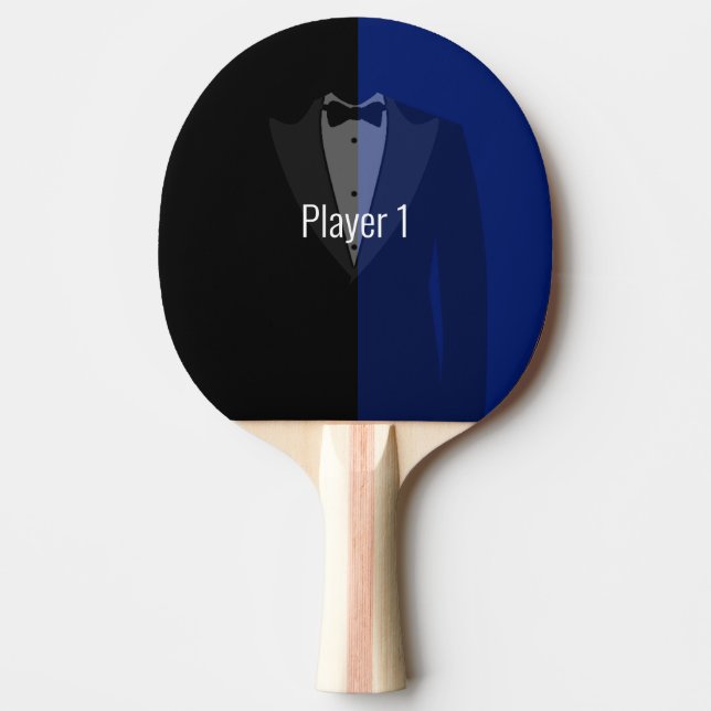 Blue/black  ping pong paddle (Front)