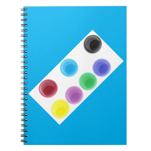 Blue-black-red  notebook (Front)