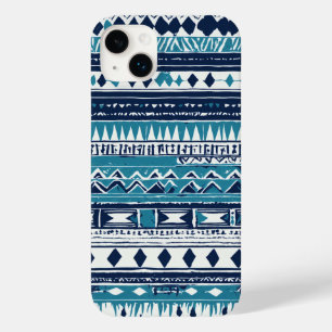 blue black white tribe Case-Mate iPhone 14 plus case