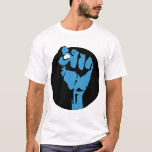 blue blooded democrat : fist T-Shirt