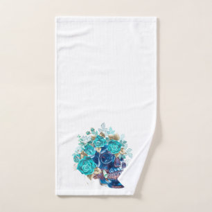 Blue Bloom Requiem Hand Towel