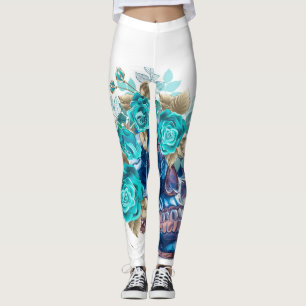 BLUE BLOOM REQUIEM LEGGINGS