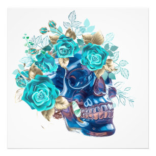 BLUE BLOOM REQUIEM PHOTO PRINT