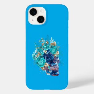 Blue Bloom Requiem Tote Bag – Elegant Floral Art T Case-Mate iPhone 14 Case