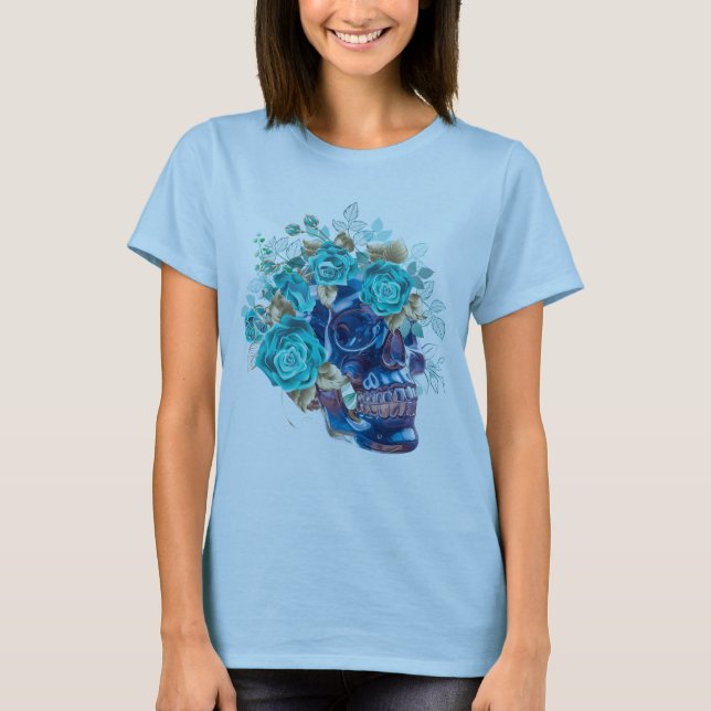 Blue Bloom Requiem  WOMEN'S T SHIRT (Front)