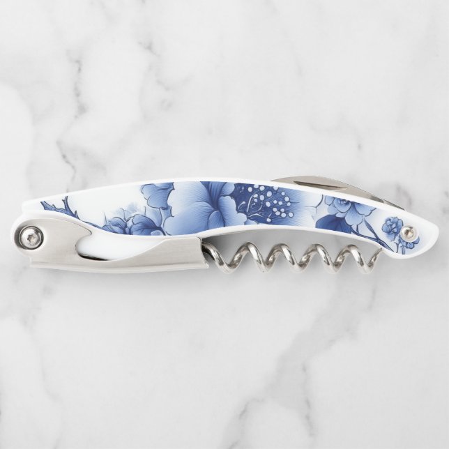 Blue Bloom Wine Opener (Front)