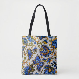 Blue Blossom Tote Bag
