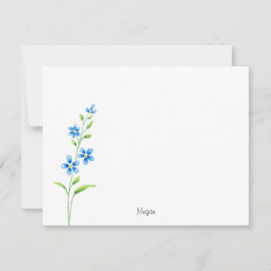 Blue Blossoms Card